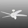 Westinghouse Bendan Deckenventilator weiß 132 cm Flügelfarbe Weiß Gehäuse Zinn