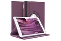 EAZY CASE Tablet-Hülle Rotation Case für Apple iPad Mini 4. Generation 7,9 Zoll, Tablet-Hülle Bookstyle Case Fullcover Schutz Tasche Stehfunktion Lila