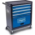 Scheppach Werkstattwagen TW1300 | bis max. 120 kg belastbar | 695 x 335 x 755 mm | 4 Schubladen & 1 Werkzeugfach, 4 leichtgängige Räder
