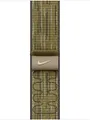 Apple Watch 42mm grün und grau durchziehbares Nike Sportarmband