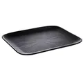 APS Serviertablett NERO, GN 1/2 mittlere Fläche, elegant schwarz 85068 , Maße (B x L x H): 26,5 x 32,5 x 2,5 cm