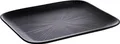 APS 85068 GN 1/2 Tablett NERO, 32,5 x 26,5 cm, Höhe 2,5 cm, Melamin, schwarz