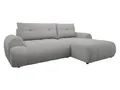 Mirjan24 Ecksofa Fliog mit Bettkasten, 3 Sitzer L-Form Sofa mit Schlaffunktion, Eckcouch für Wohnzimmer, Couch mit Bettfunktion (Velo 633, Seite: Rechts)