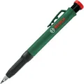 Bosch Tieflochmarker Bleistift 1600A032V2, graphit, mit Spitzer & Halteclip, Graphitmine, 2,8 mm