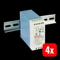 Mean Well Hutschienen-Netzteil DIN-Rail MDR-40-12 12 V/DC 3.33 A 40 W 4 STÜCK