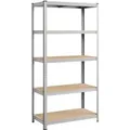 Songmics Lagerregal 50 cm x 100 cm x 200 cm Silber