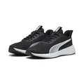 PUMA Unisex Flyer LITE 3 Straßen-Laufschuh, Black White, 44 EU