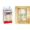 tesa Fliegengitter COMFORT für Türen, 2 x je 0,65 m x 2,50 m 2-teilig, waschbar bis 30 Grad, UV-beständig (55910-00021-00)