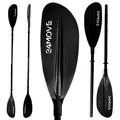 24MOVE® Doppelpaddel Paddel Kajak Stechpaddel SUP Board Aluminium schwarz