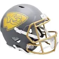 Riddell Sammelfigur Speed Replica Football Helm SLATE Kansas City Chi grau