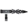 Ladenband Türband Türbänder Torbänder 400 mit 16 mm Dorn Schwarz Schmiedeeisen