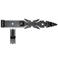 Ladenband 400 mit 16 mm Dorn Schwarz Schmiedeeisen Türband Türbänder Torbänder.
