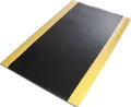 Anti-Ermüdungsmatte HeavyDuty Diamond schwarz-gelb 90 x 150 cm