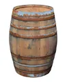 Temesso Stehtisch 225L RUSTIKALES Weinfass als Stehtisch