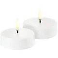 Uyuni LED Maxi Teelicht rechargeable nordic white 2 Stück