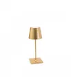 Poldina Pro Mini Gold Leaf LED-Tischleuchte, wiederaufladbar und dimmbar mit einer Akkulaufzeit von bis zu 12 Stunden