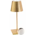Zafferano »Poldina Pro mini« Akkuleuchte Metalloptik kupfer