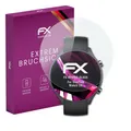 atFoliX Glasfolie kompatibel mit OnePlus Watch 2R Panzerfolie, 9H Hybrid-Glass FX Schutzpanzer Folie