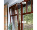 TRIXIE Fensterschutzgitter Schutzgitter für Fenster - weiß - 62 × 16/8 cm