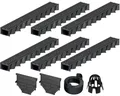 ACO HexaLine 2.0 Entwässerungsrinne SET mit Anti-Rutschfunktion NEUHEIT 6x 1 m
