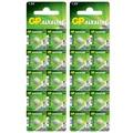 20x Alkaline Batterie Mini Knopfzelle GP 192 G3 AG3 L736 LR41 V3GA 384 392 SR41