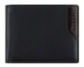 bugatti Corso DeLuxe Wallet Geldbörse Black schwarz dunkelbraun Neu