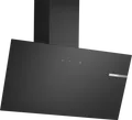 Bosch DWK85DK60 - Serie 2 Kopffreihaube mit 5 Jahre Garantie, Schwarzglas, Umluft/Abluft, 80 cm