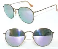 Ray Ban SONNENBRILLE VERSPIEGELT KUPFER RB 3447 167/4K ROUND METALL 3548 BRILLE