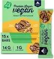 Multipower Vegan Protein Layer Peanutbutter Bar Energieriegel mit 24 Prozent Protein – Fitnessriegel 15 x 55 g – Veganer Proteinriegel aus 3 pflanzlichen Proteinquellen mit Erdnussbutter Geschmack