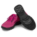VITAFORM Wanderschuhe für Damen I Wasserabweisende Trekking-Halb-Schuhe I Nubuk-Leder-Schuhe I Stabiler Halt und maximaler Comfort I Austauschbares Luftpolster-Fußbett I Weite H pink, 38