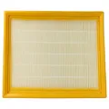 vhbw Staubsaugerfilter kompatibel mit Lidl Parkside PPWD 30 A1 Staubsauger - HEPA-Filter Gelb Weiß