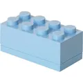 LEGO Mini Box 8 hellroyalblau, Lunch-Box blau