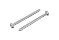 vidaXL Schraube Schraube 2 pcs Silber M6 x 85 mm Stahl, (2 St)