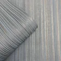 Muriva Venezia Streifen Tapete Glitzer Metallisch Texturiert Vinyl Blau M66501