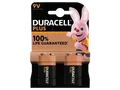 DURACELL 142268 E-Block Batterie, Alkaline, 9V Volt 2 Stück