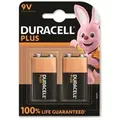 DURACELL Alkaline-Batterie E-Block, 6LR61, 9V, Plus, 2 Stück