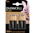 Duracell MN1604 Plus 9V-Block Batterie 2er Blister Batterie