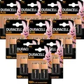 10 x Duracell Plus 9V 6LR61 E-Block Batterie - 2er-Pack