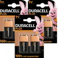 3 x Duracell Plus 9V 6LR61 E-Block Batterie - 2er-Pack