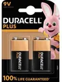 Duracell Batterie Plus E-Block 6LR61 Alkaline 9V 2 St./Pack.