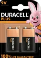 10 Duracell Plus 9V Block Alkaline 100% Life guaranteed Batterien im 2er Blister