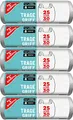 Gut & Günstig 150 Müllbeutel/Mülltüten mit Tragegriff, 25 Liter, 30 Stück pro Rolle, Reißfest & Flüssigkeitsdicht, Produkt & Verpackung recyclebar
