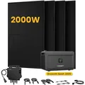 Growatt NOAH 2000 Batteriespeicher für Balkonkraftwerke, mit 4 x 500W Bifaziale Solarmodule,by Powerness - Growatt NOAH 2000 2048Wh + 800W Wechselrichter / Standardversand