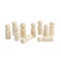 EDUPLAY 370124 Menschen und Tiere aus Holz 10er Set klein (1 Set)