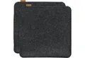 Miqio Sitzkissen 2 er Set Sitzkissen 2 Sitzauflage mit Antirutschnoppen 35 x 35 cm, Nachhaltig: Aus recycelten PET Flaschen hergestellt.