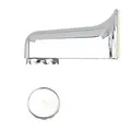 WENKO Magnet-Seifenhalter Blister, hochwertige Seifenablage für die Wand, Befestigen ohne Bohren mit Klebepad, sicherer Halt, umweltfreundlich & sparsam, aus Kunststoff, 4,5 x 4 x 7 cm, Verschromt