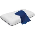 casimum Nackenkissen, Blau, Textil, Füllung: Viskoelastischer Kern, 40x70 cm, Oeko-Tex® Standard 100, Schlaftextilien, Kopfkissen & Nackenkissen, Nackenkissen