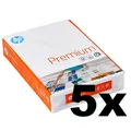 5x HP CHP853 Premium A4 90g Laserpapier Druckerpapier Kopie 250 Blatt Weiß