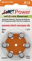 START - 60 Batterien für Hörgeräte - Typ A13-1.45V - 280mAh - PR48, 82003