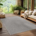 Outdoorteppich "IBIZA 1903", rechteckig, 5 mm Höhe, In und Outdoor, Läufer, Wohnzimmer, Küche, Flur oder Wintergarten Grau 5 mm B: 200 cm 1 St. - 5 mm